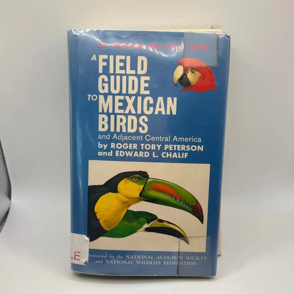 Vintage 1973 book Field Guide to Mexican Birds Central America Photos Ephemera